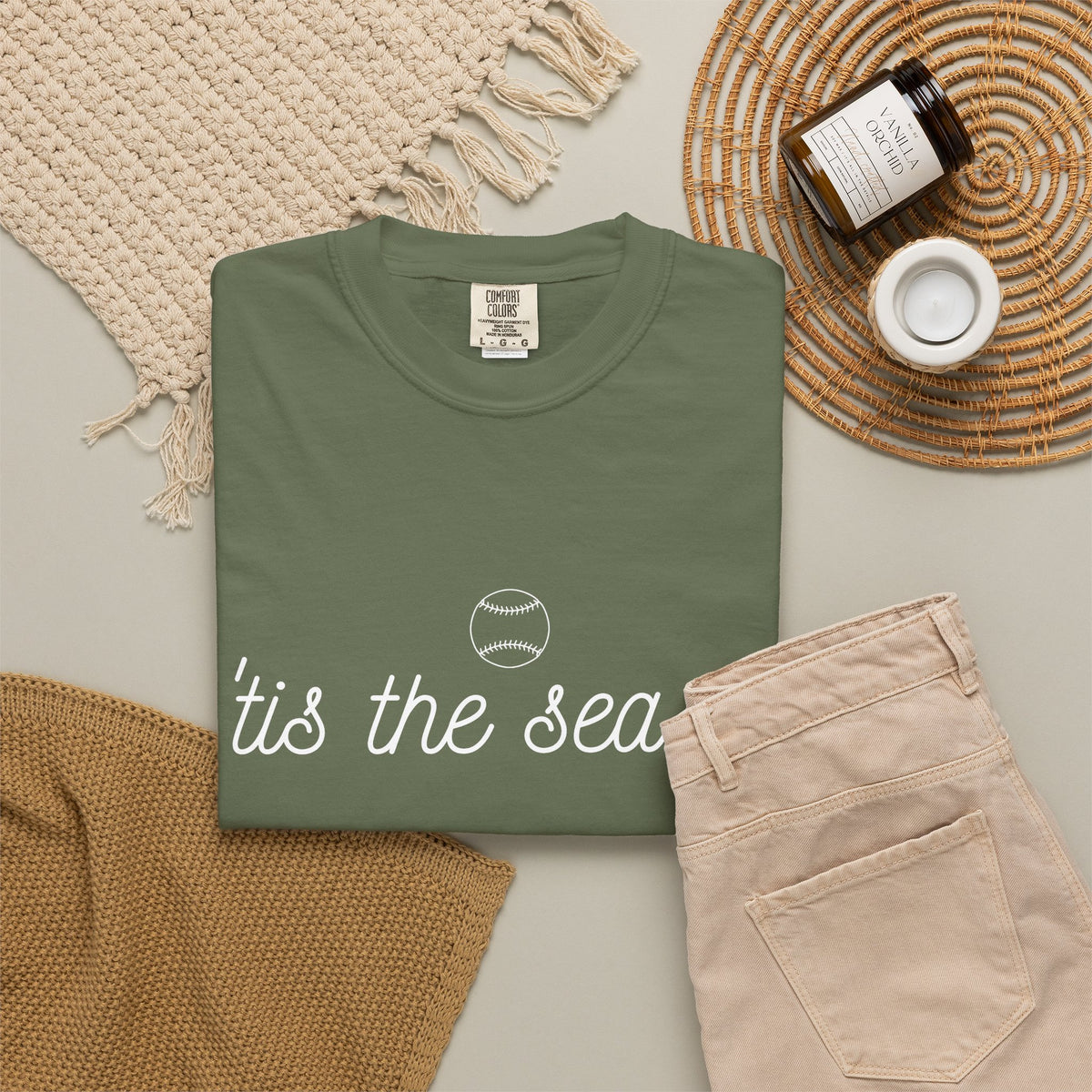 Women's T-Shirt — 'tis the season' Baseball Tee