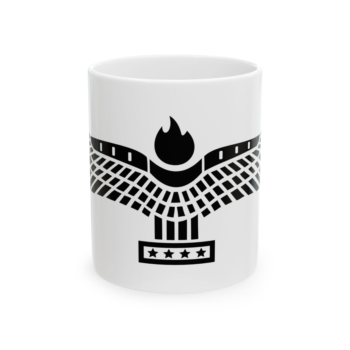 SURYOYO white ceramic mug