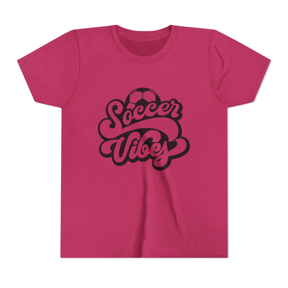 Soccer Vibes Youth Tee - Cute Kids' Sports T-Shirt