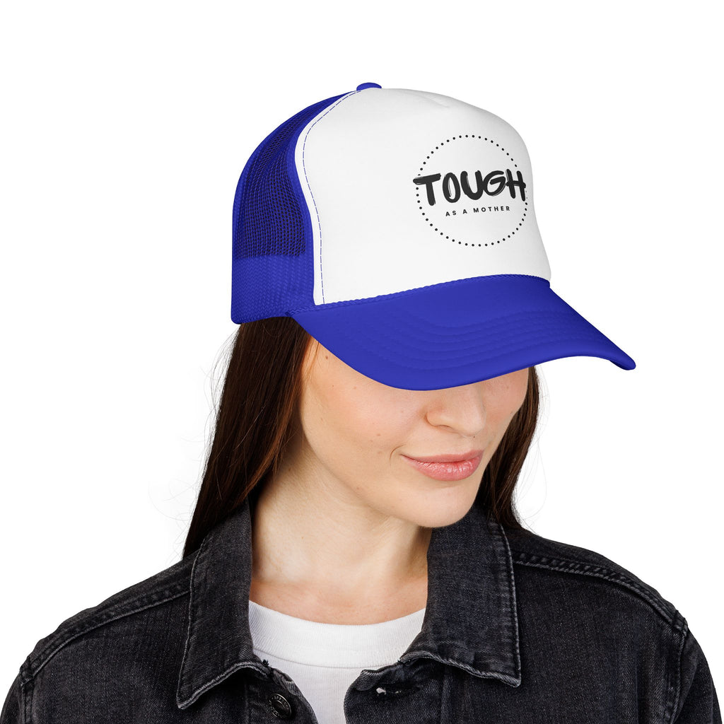 Tough As A Mother Trucker Hat — Retro Foam Mesh Cap for Moms
