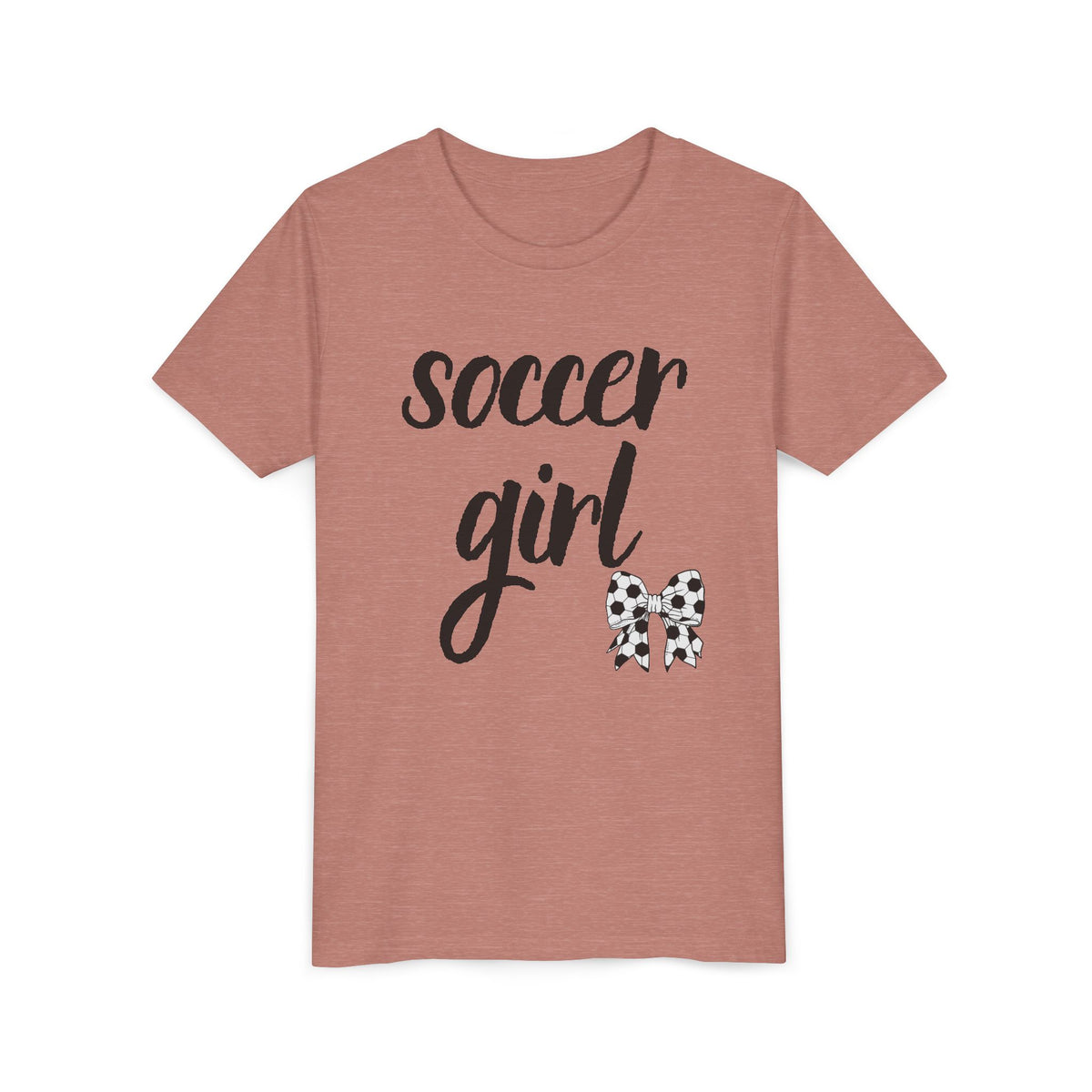 Soccer Girl Youth Tee - Cute Kids' Sports T-Shirt