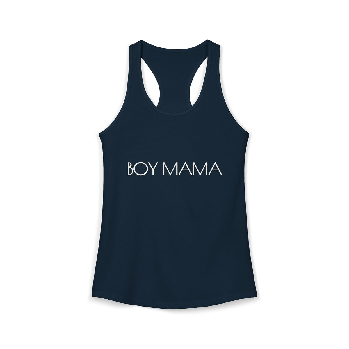 Boy Mama Women's Ideal Racerback Tank