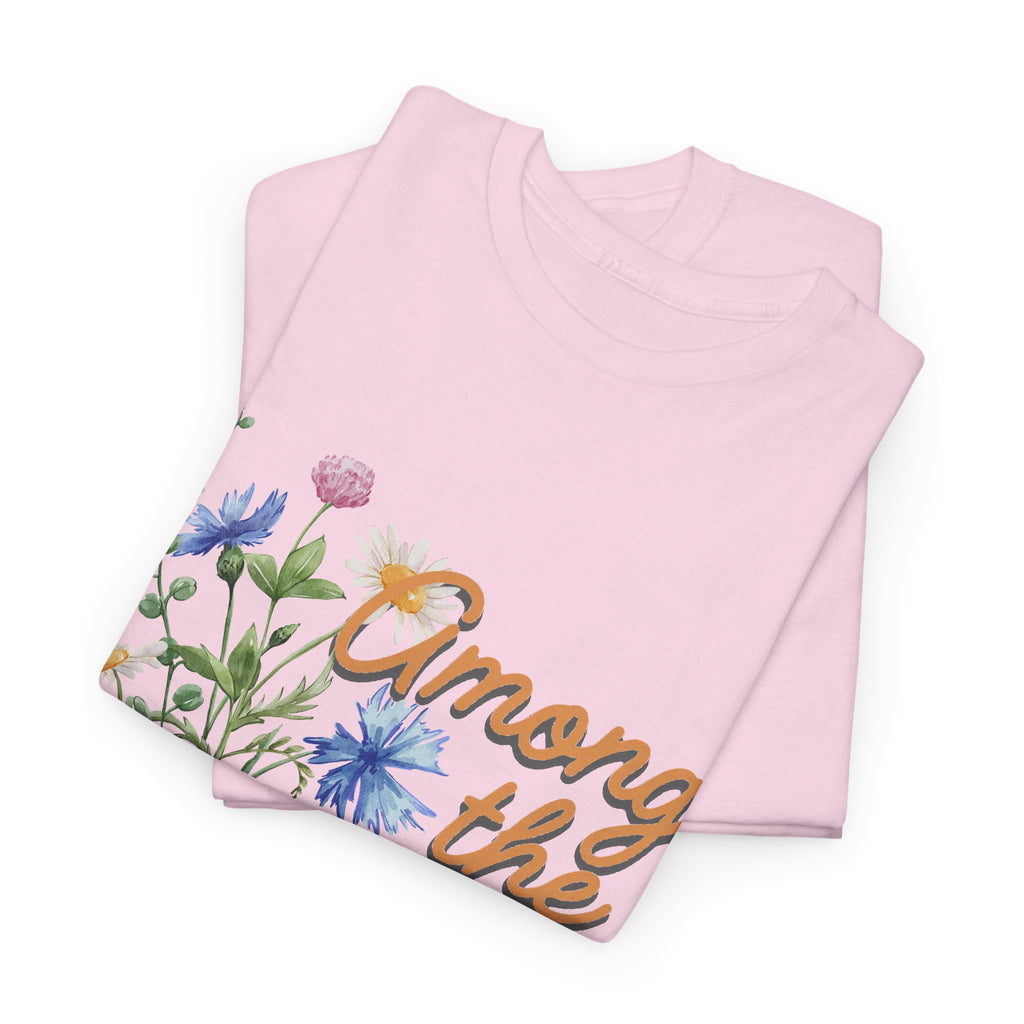 Among the Wild Flowers Tee — Floral Graphic T-Shirt