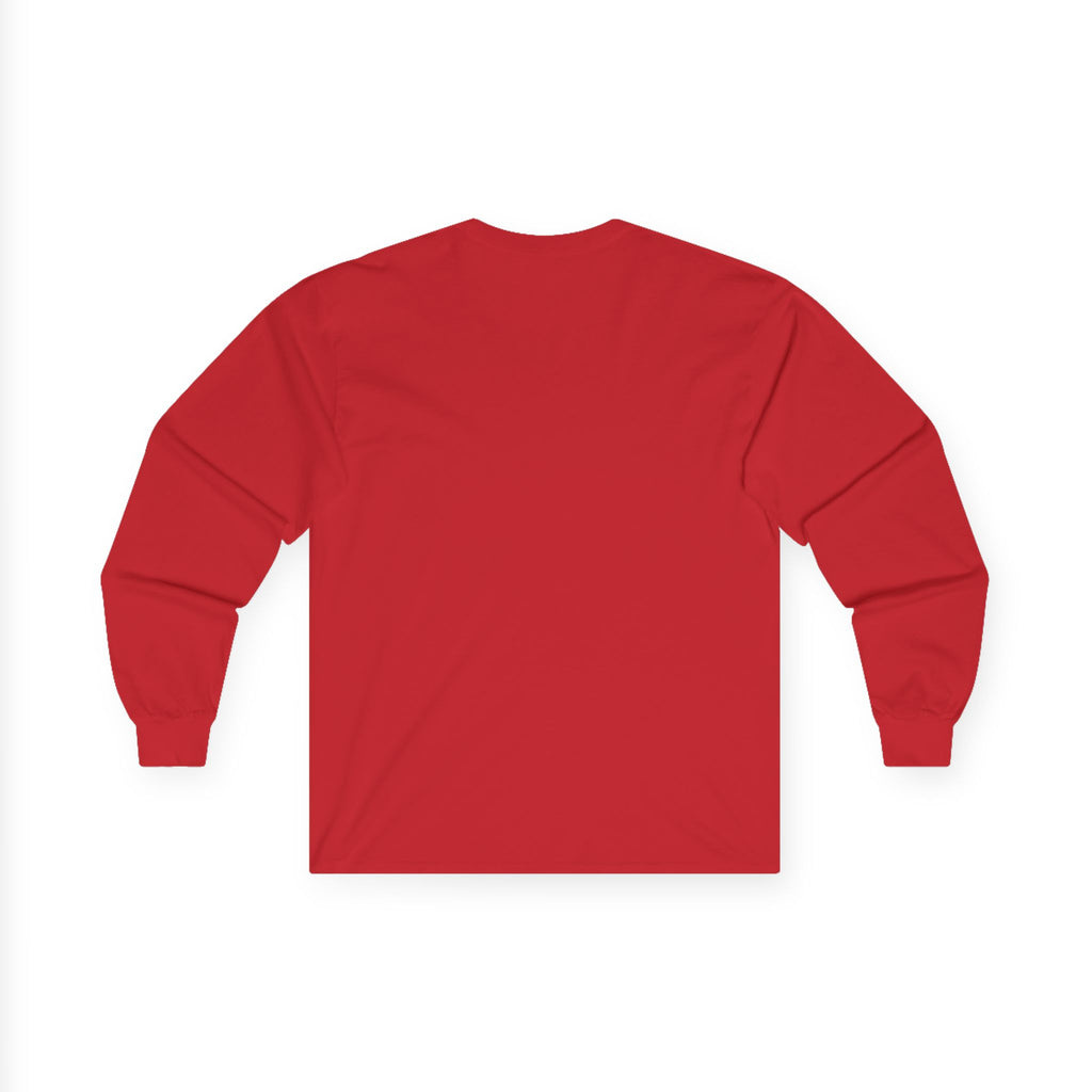 Dad Gang Long Sleeve Tee — Retro Bubble Letter Graphic
