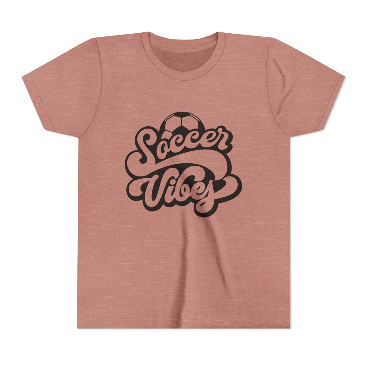 Soccer Vibes Youth Tee - Cute Kids' Sports T-Shirt