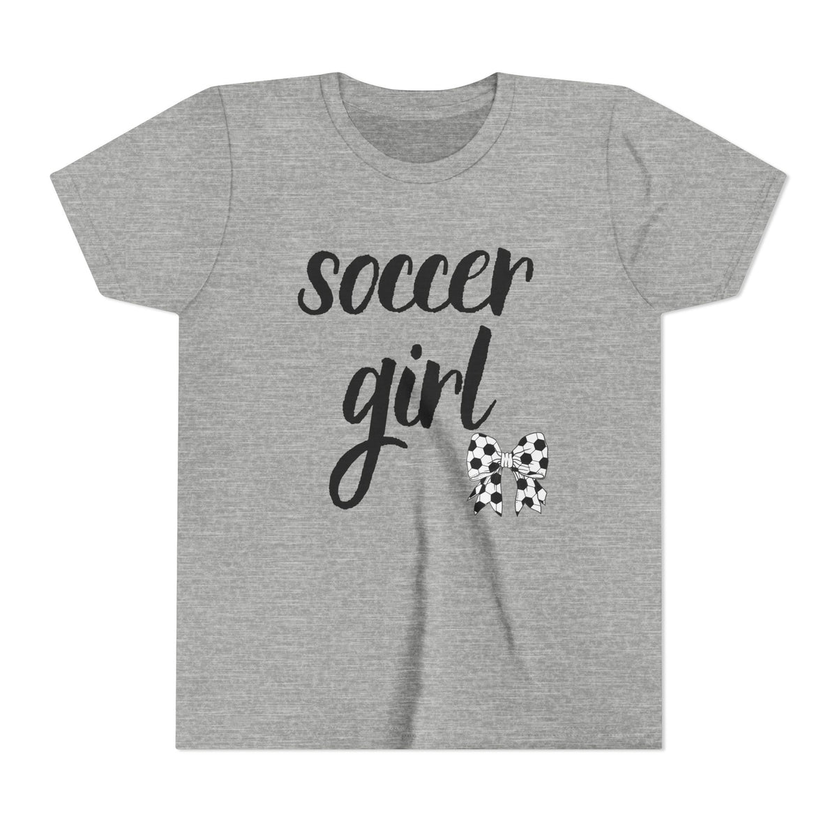 Soccer Girl Youth Tee - Cute Kids' Sports T-Shirt