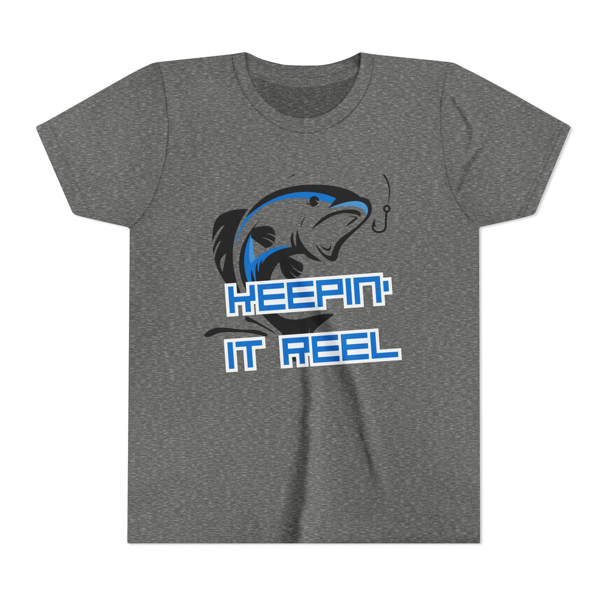 Youth Fishing Tee - "Keepin' It Reel" Graphic Shirt