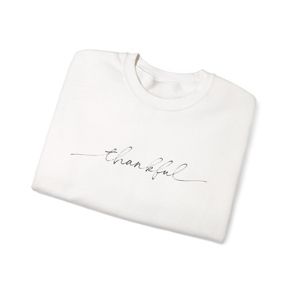 Thankful Script Crewneck Sweatshirt