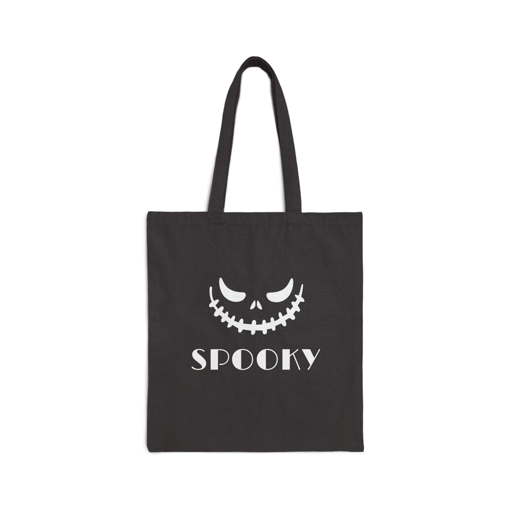 Spooky Jack-O'-Lantern Canvas Tote Bag