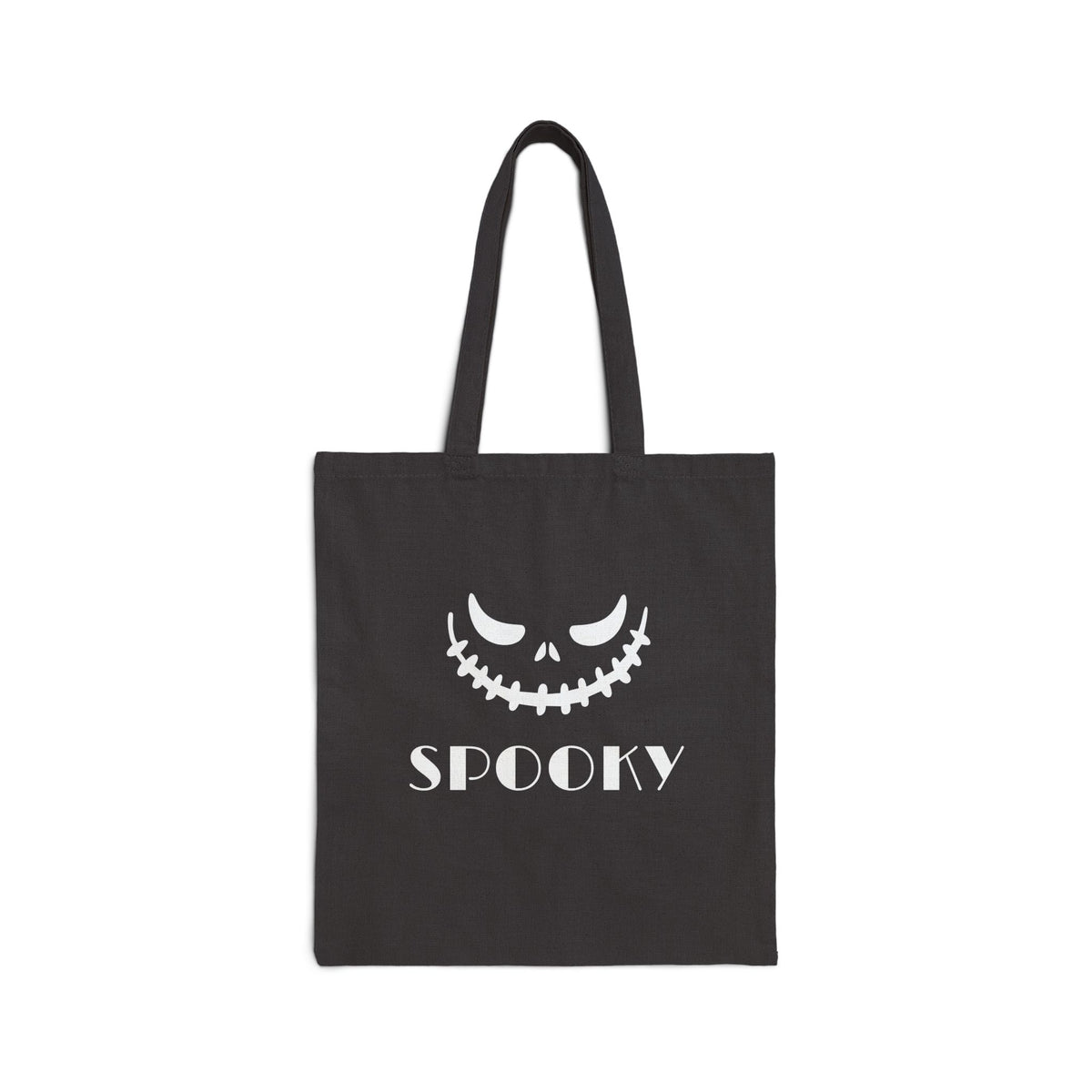 Spooky Jack-O'-Lantern Canvas Tote Bag