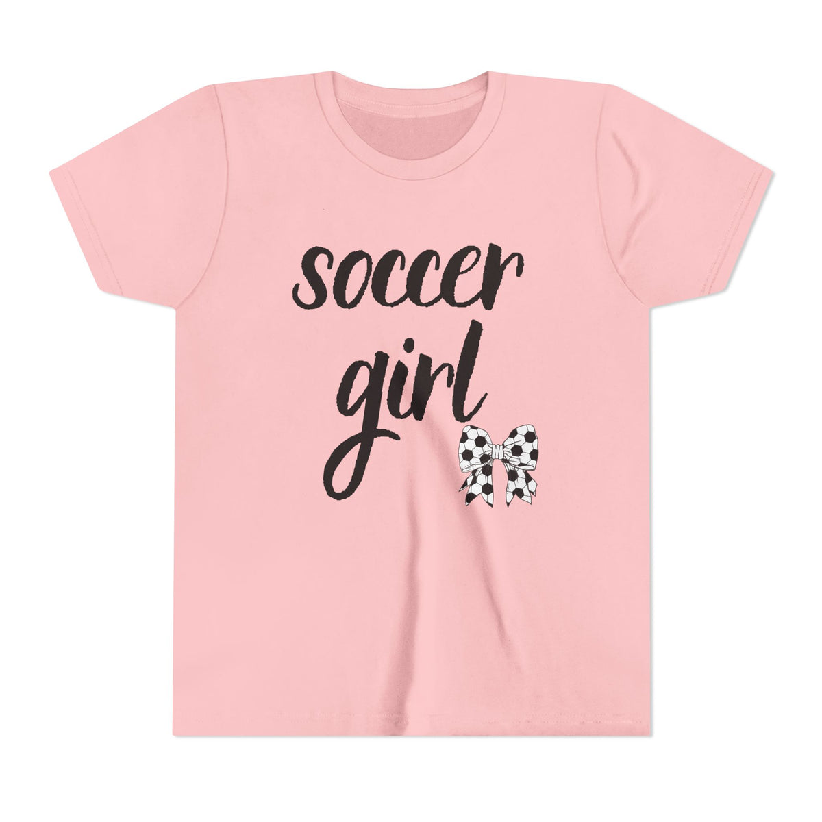 Soccer Girl Youth Tee - Cute Kids' Sports T-Shirt
