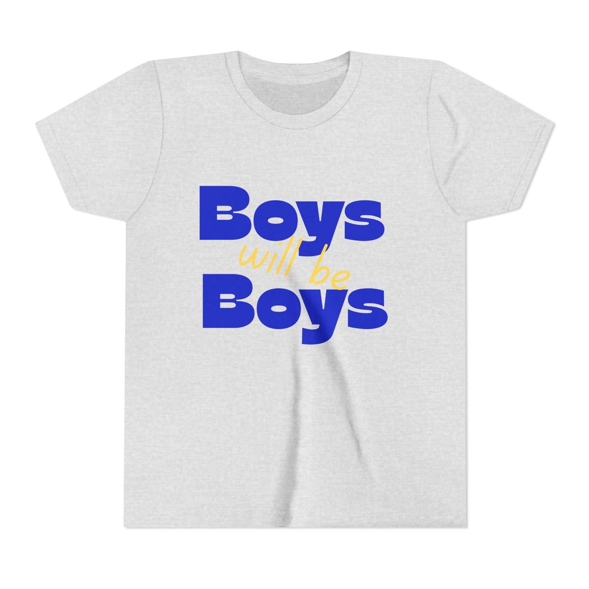 Youth Tee — "Boys Will Be Boys" Bold Retro Graphic