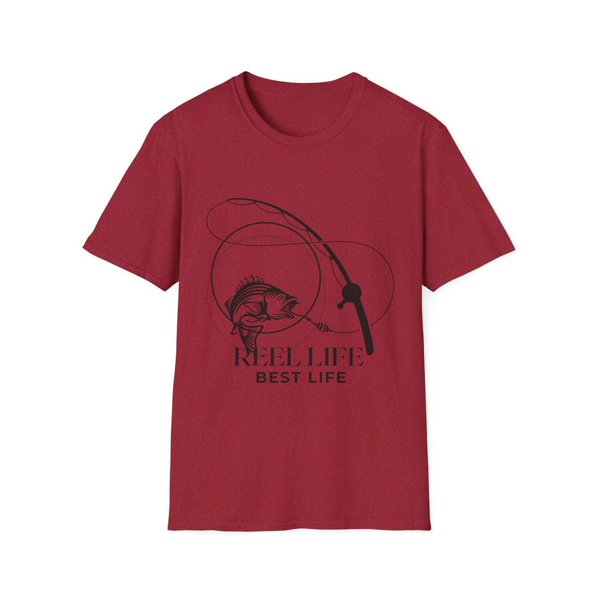 Reel Life Best Life T-Shirt — Fishing Tee