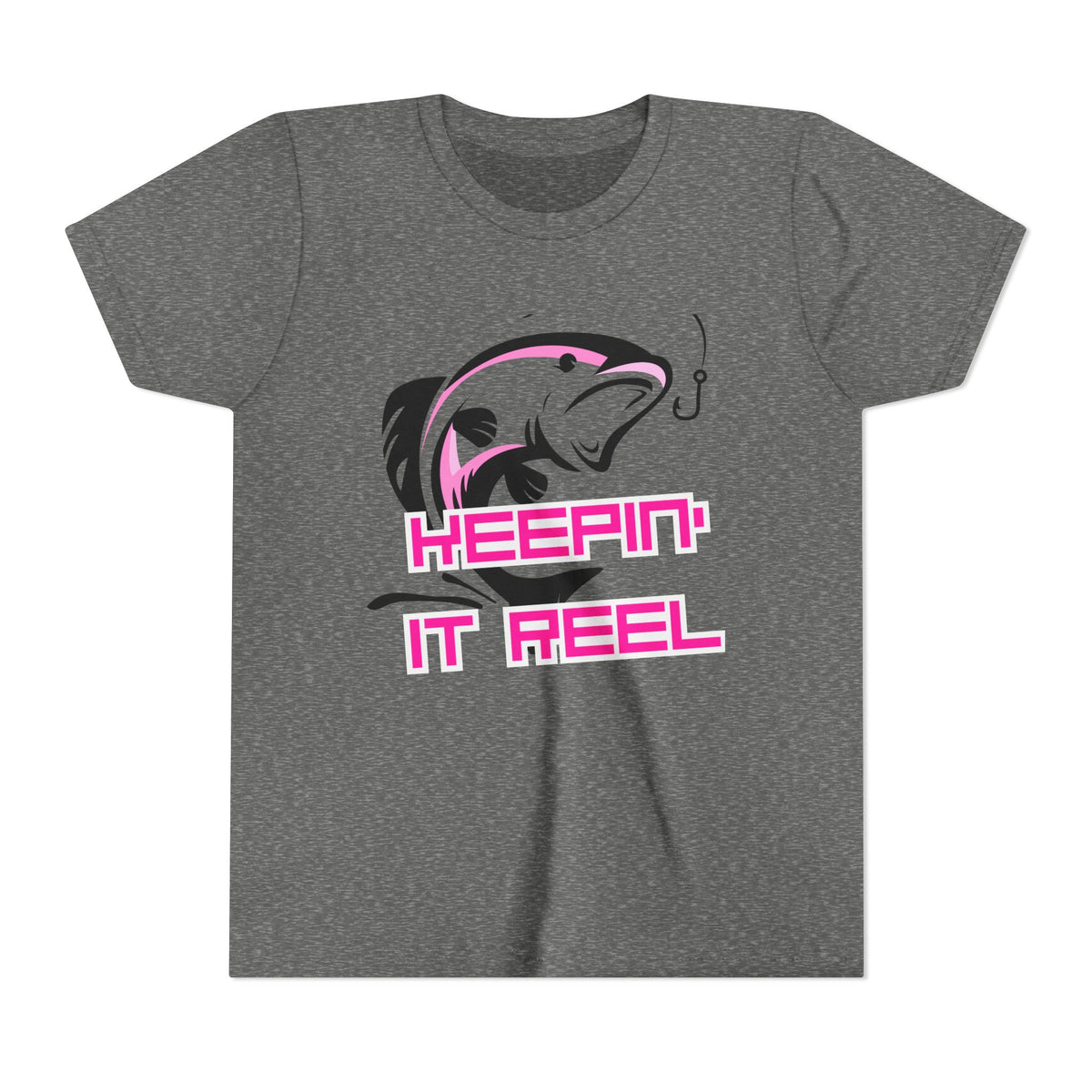 Youth Fishing Tee - "Keepin' It Reel" Graphic Shirt