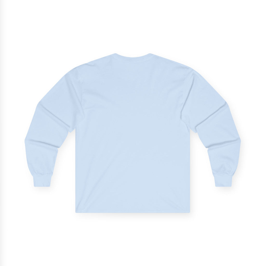 Dad Gang Long Sleeve Tee — Retro Bubble Letter Graphic