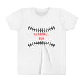 Youth Tee — "Baseball Sis" Graphic T-Shirt for Little Sisters | Soft Kids Baseball Shirt