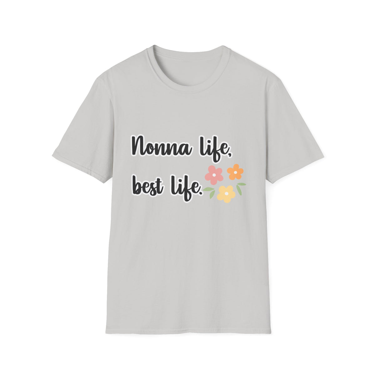 Nonna Life Best Life T‑Shirt — Cute Floral Grandma Gift