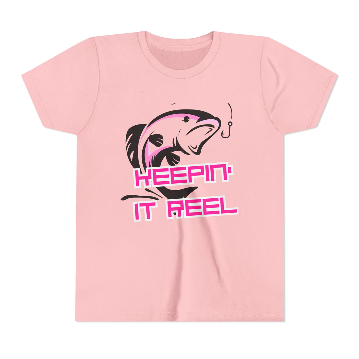 Youth Fishing Tee - "Keepin' It Reel" Graphic Shirt
