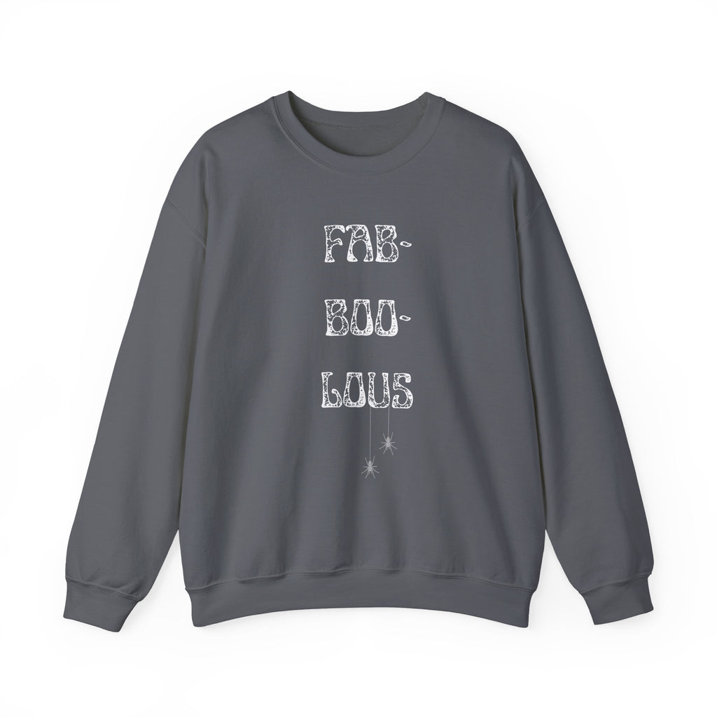 Fab-Boo-Lous Sweatshirt — Halloween Graphic Crewneck for Women & Teens