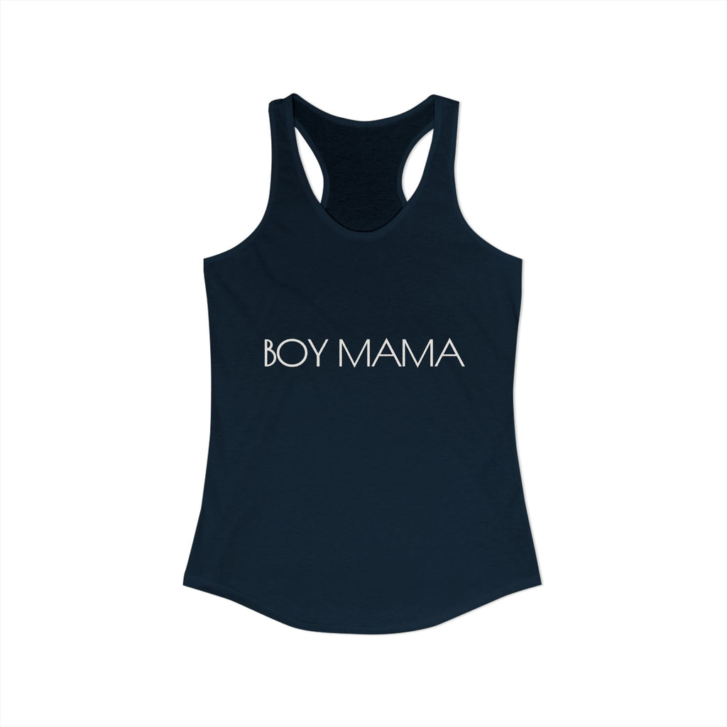 Boy Mama Women's Ideal Racerback Tank