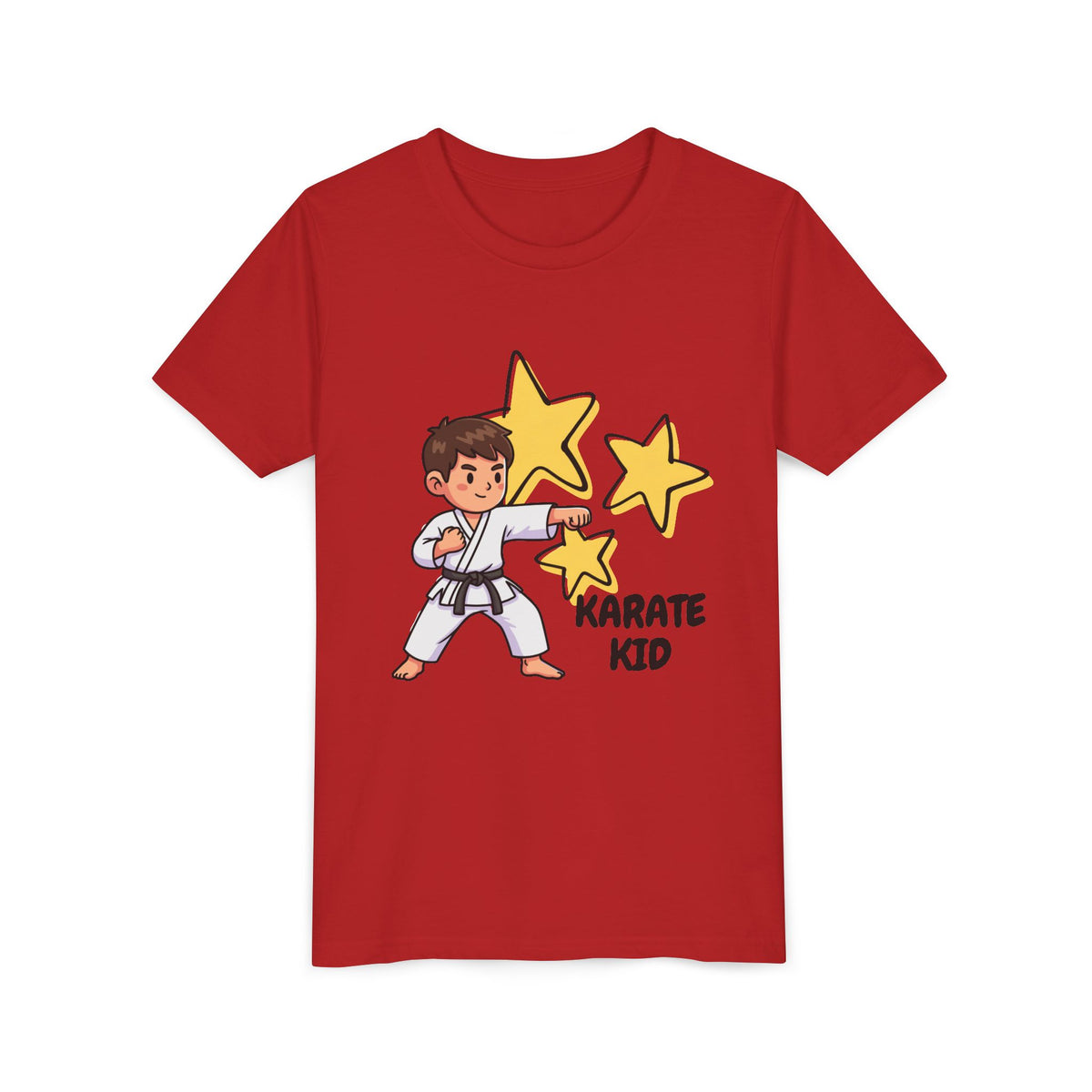 Youth Tee — "Karate Kid" Bold Retro Graphic