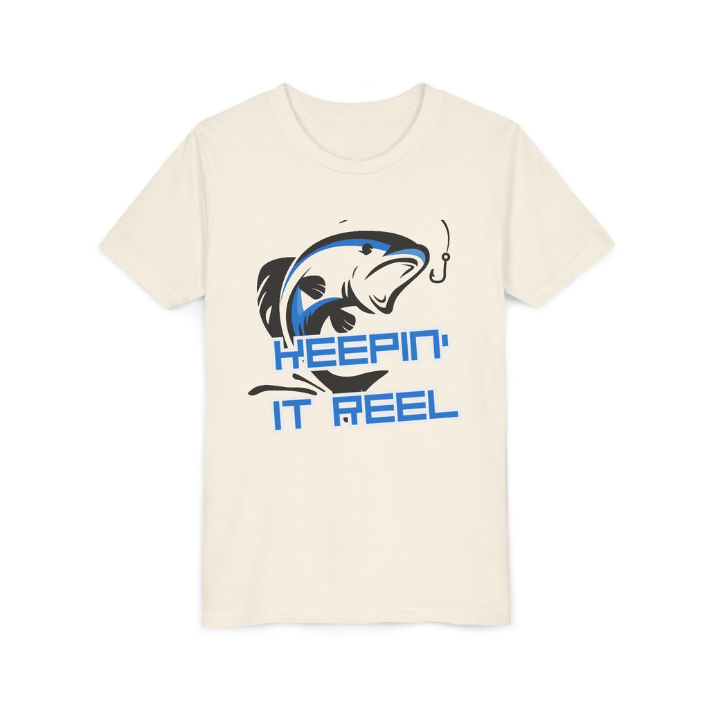 Youth Fishing Tee - "Keepin' It Reel" Graphic Shirt
