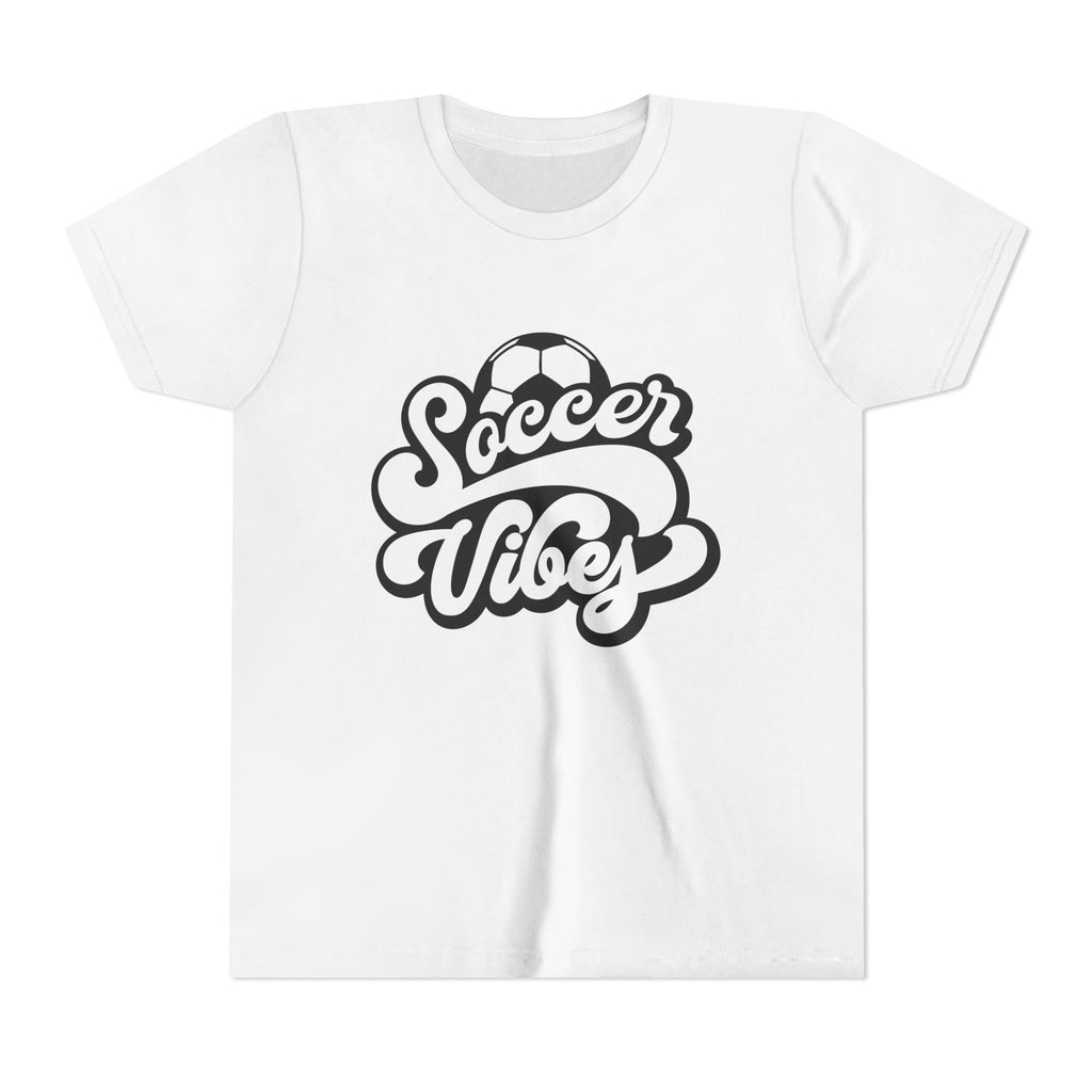 Soccer Vibes Youth Tee - Cute Kids' Sports T-Shirt