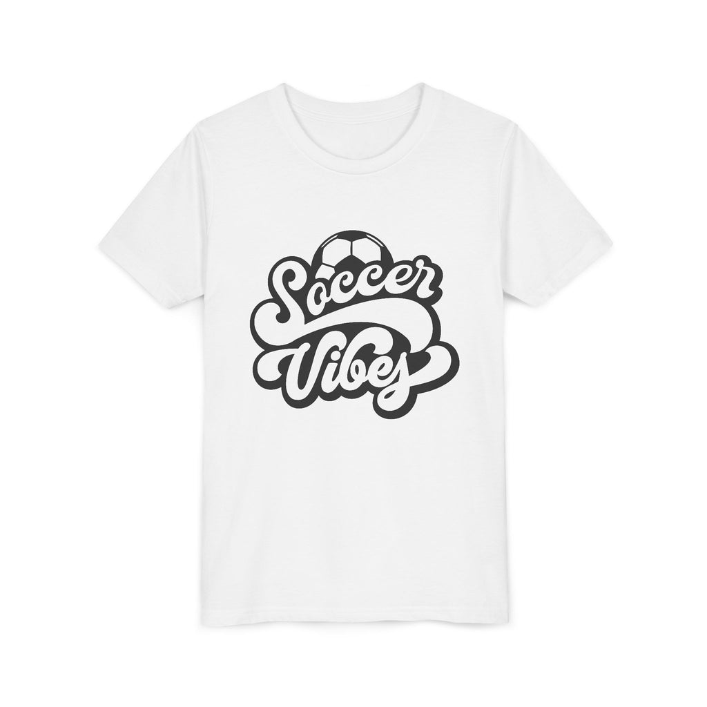 Soccer Vibes Youth Tee - Cute Kids' Sports T-Shirt