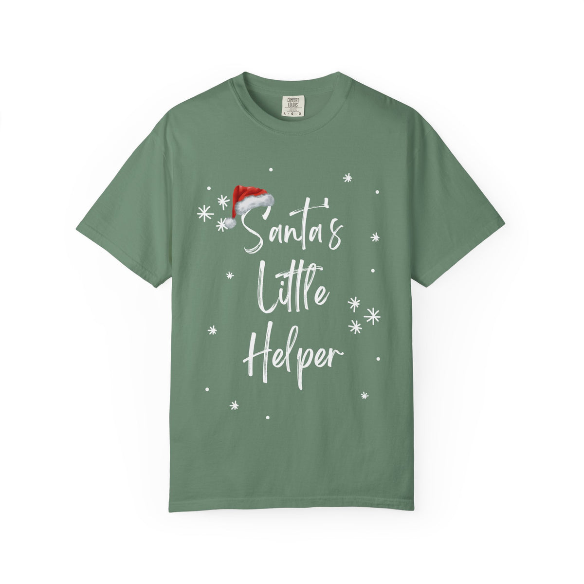 Santa's Little Helper T-Shirt — Women's Christmas Holiday Tee