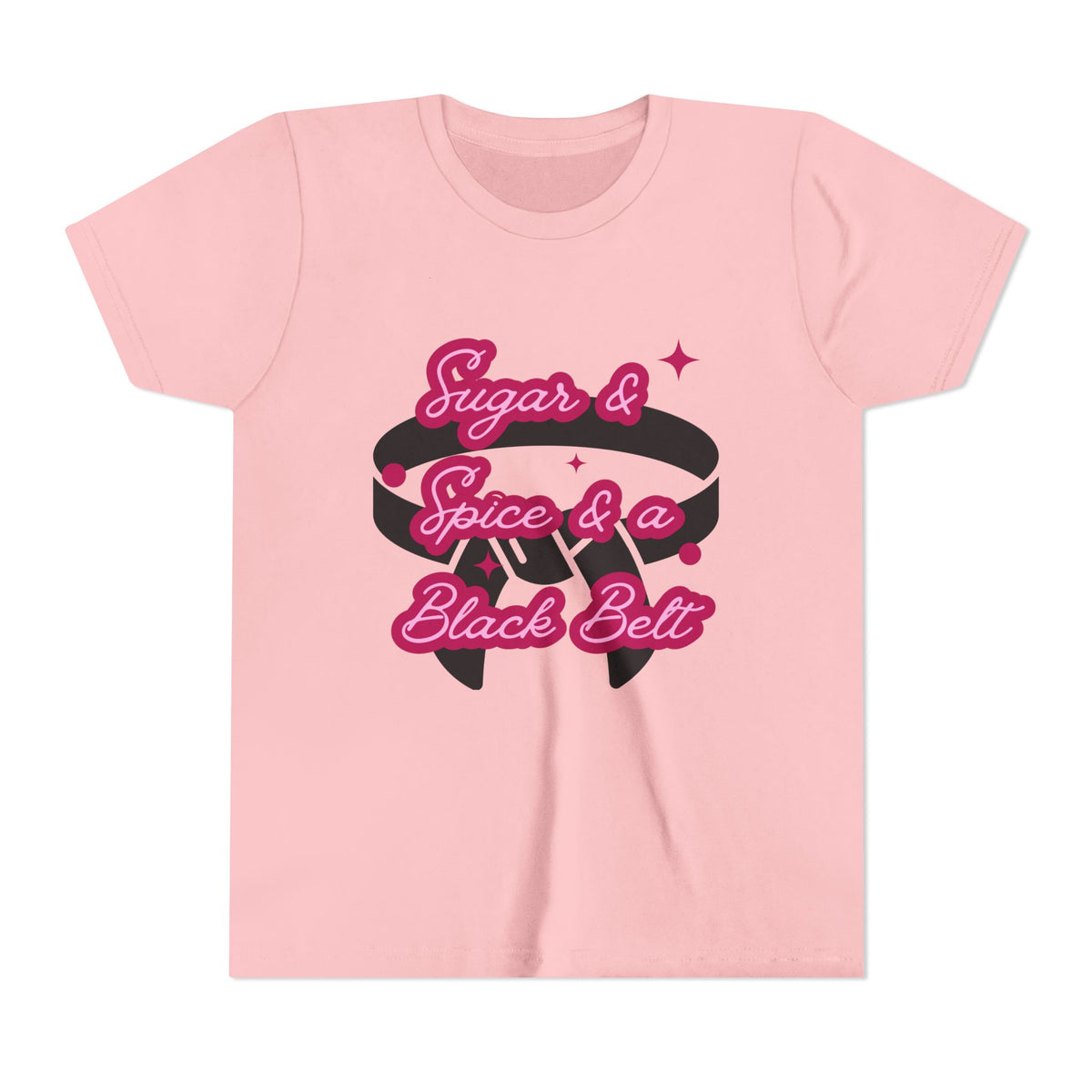 Sugar and Spice and a Black Belt -  Bold Retro Graphic