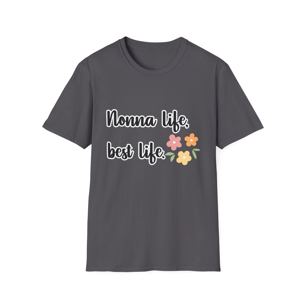 Nonna Life Best Life T‑Shirt — Cute Floral Grandma Gift