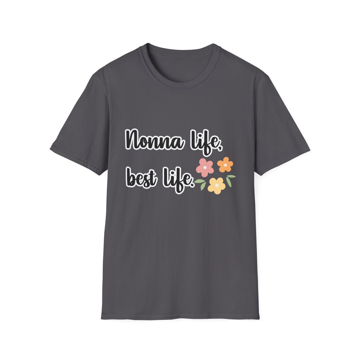 Nonna Life Best Life T‑Shirt — Cute Floral Grandma Gift