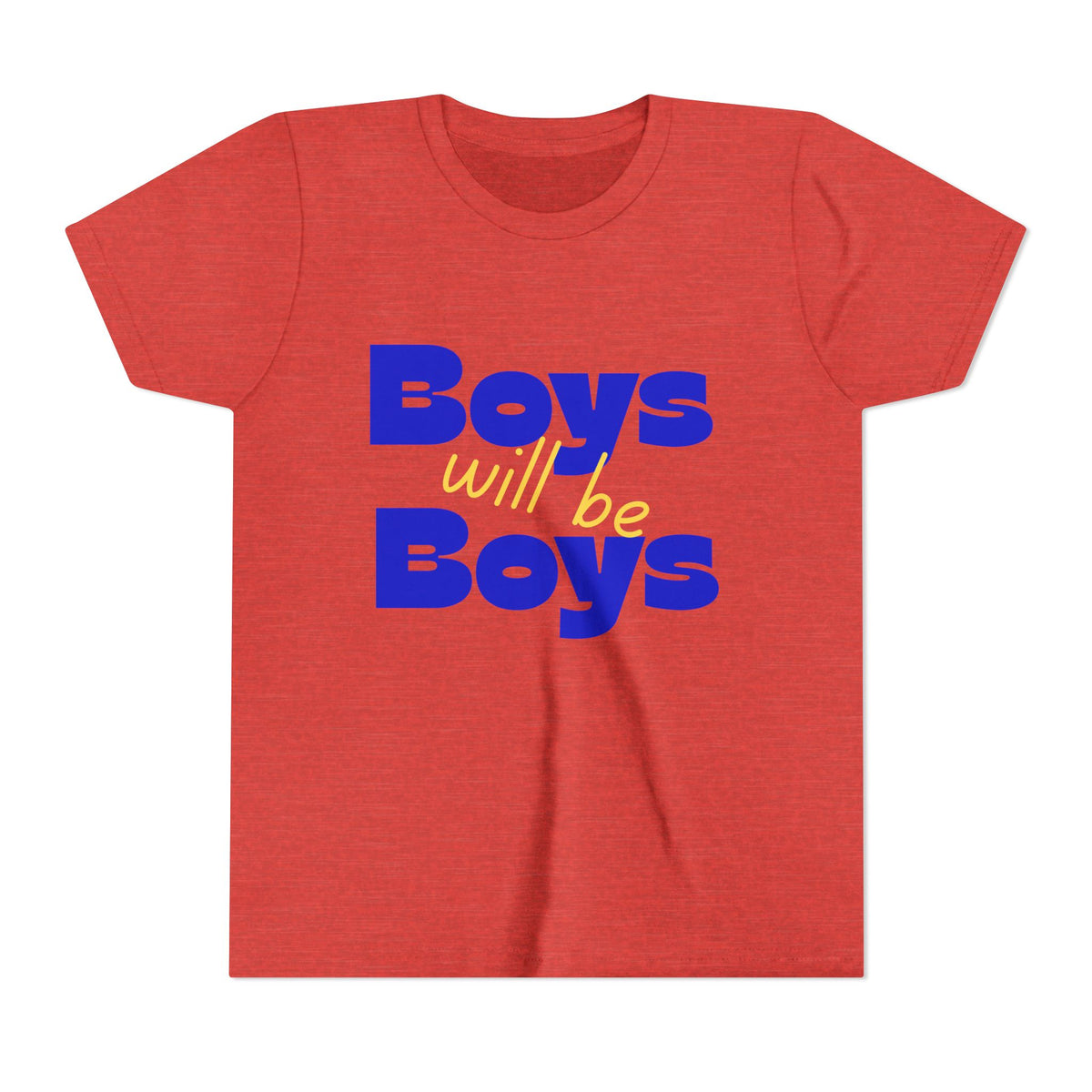 Youth Tee — "Boys Will Be Boys" Bold Retro Graphic