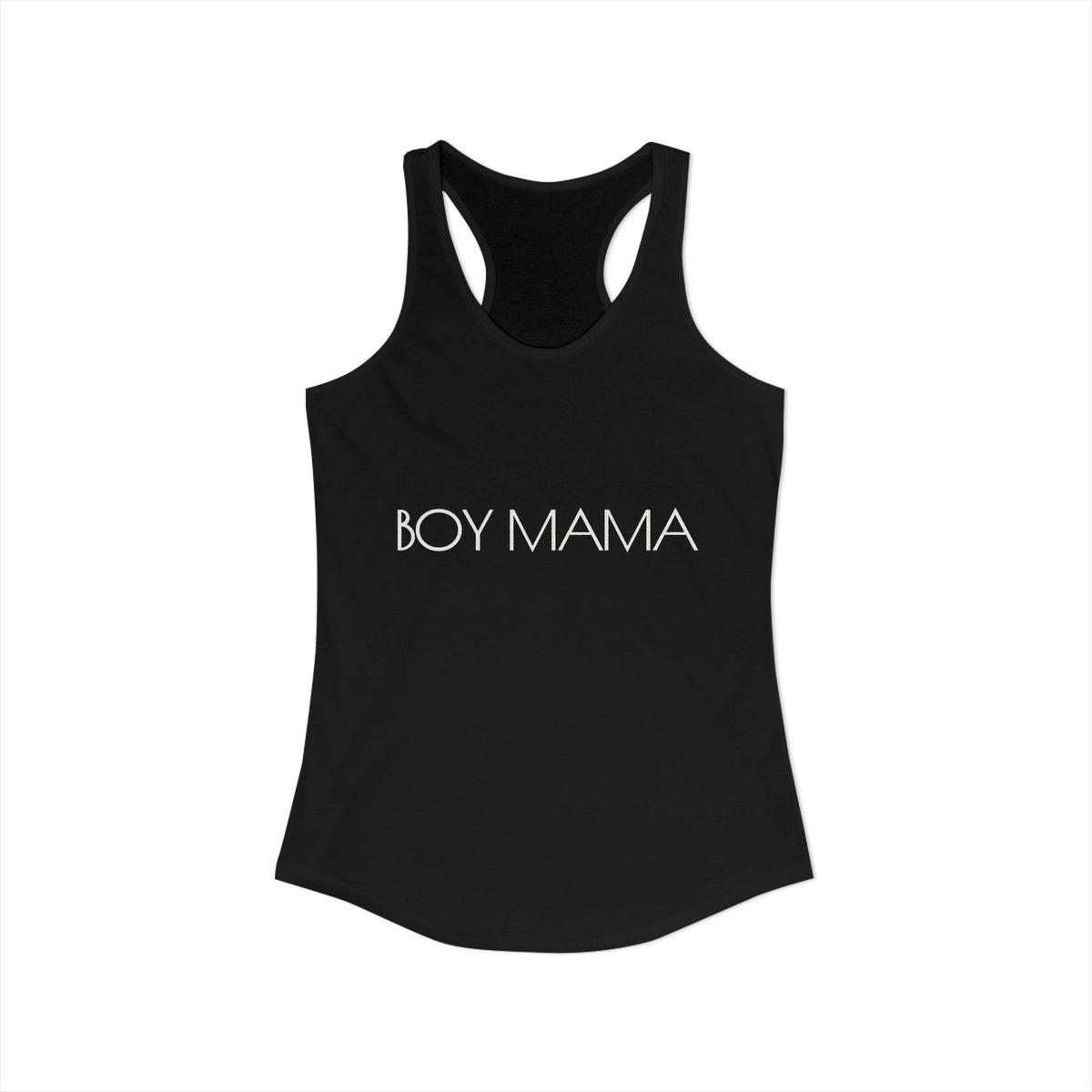 Boy Mama Women's Ideal Racerback Tank