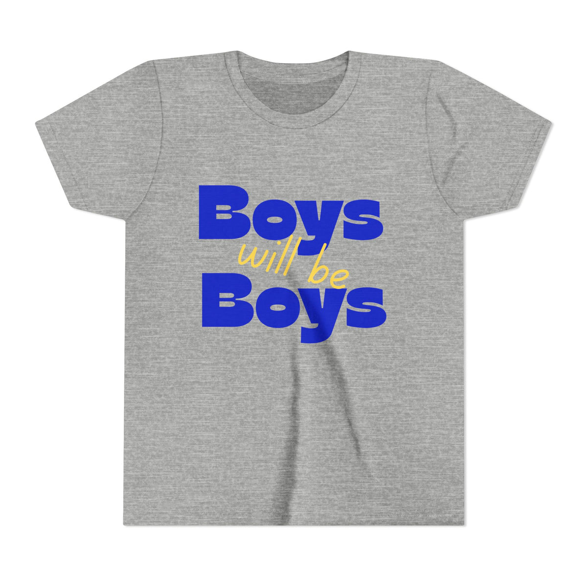 Youth Tee — "Boys Will Be Boys" Bold Retro Graphic