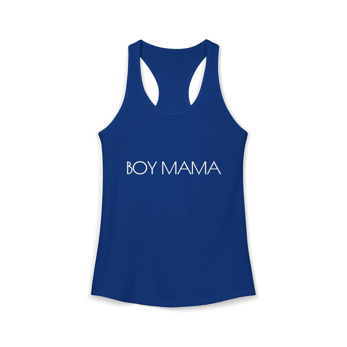 Boy Mama Women's Ideal Racerback Tank