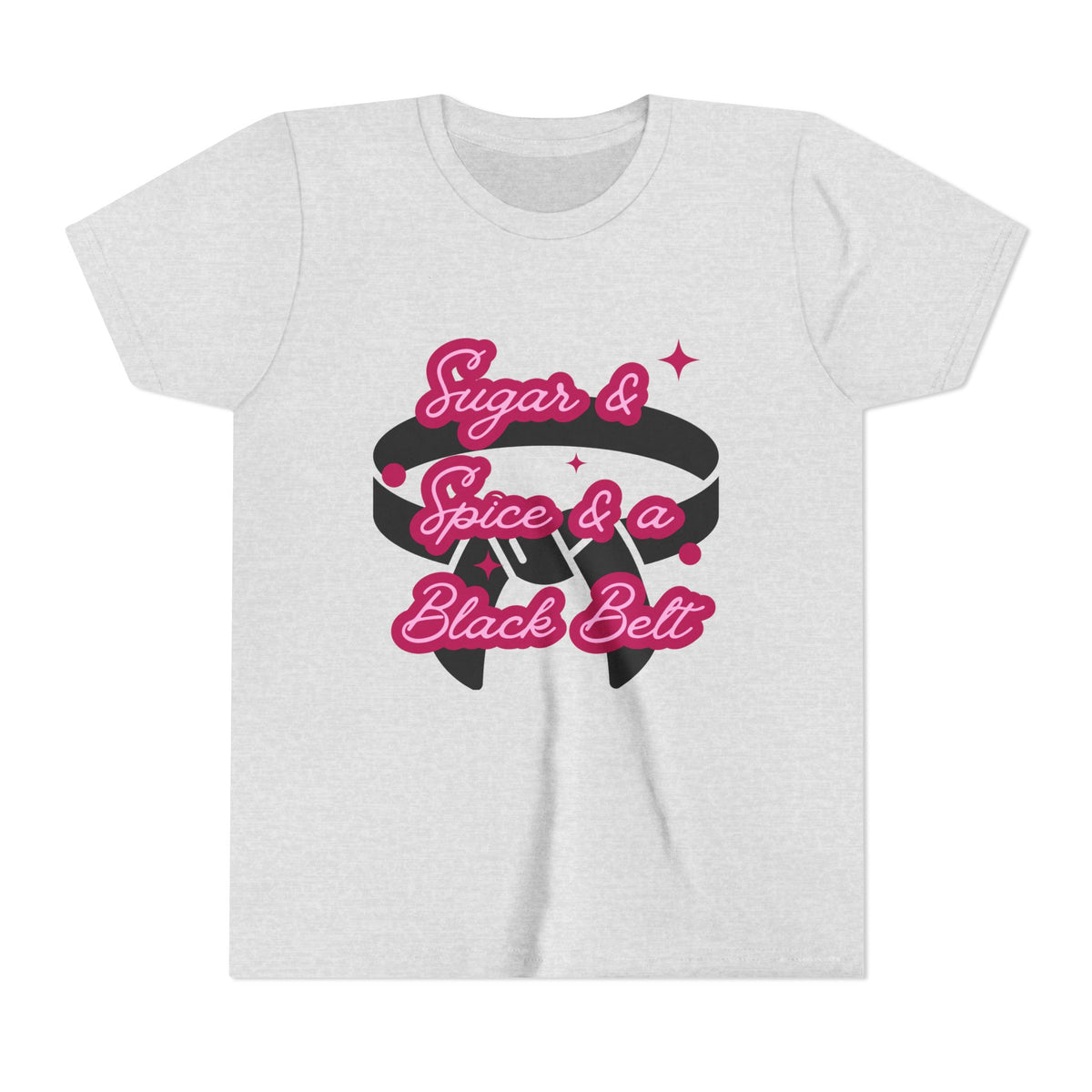 Sugar and Spice and a Black Belt -  Bold Retro Graphic